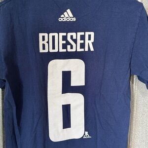 Adidas Vancouver Canucks Boeser shirt Men’s sz sm EUC